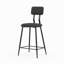 Ensemble de 2 chaises hautes en tissu Sitello-1733860018