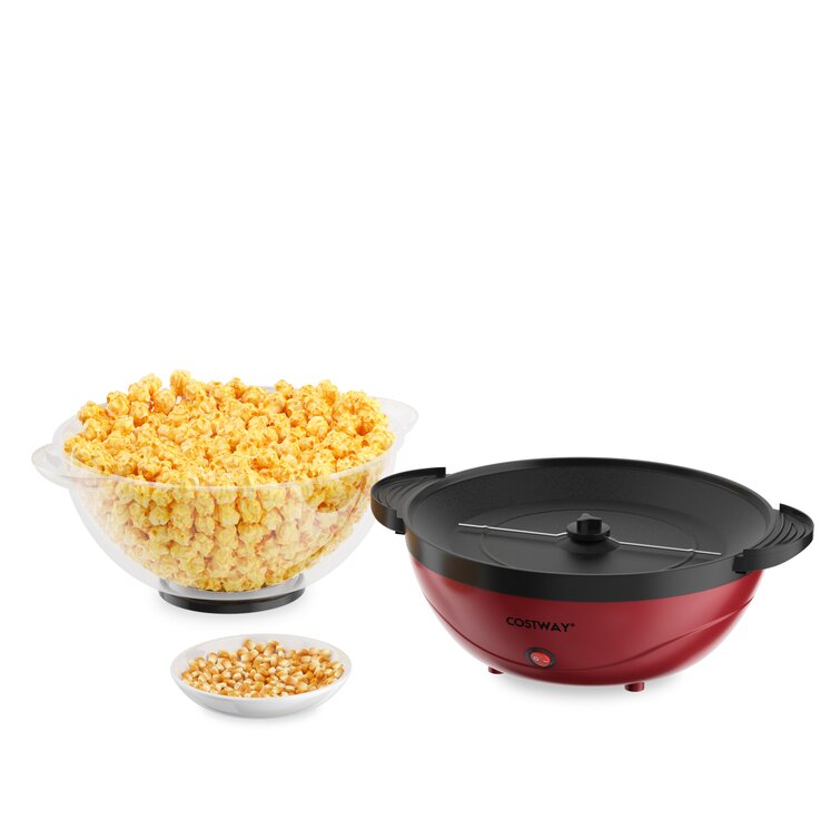 Costway Tabletop Popcorn Machine Costway Color: Black