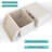 Set of 2 Storage Fabric Boxes with Lids-1153938117