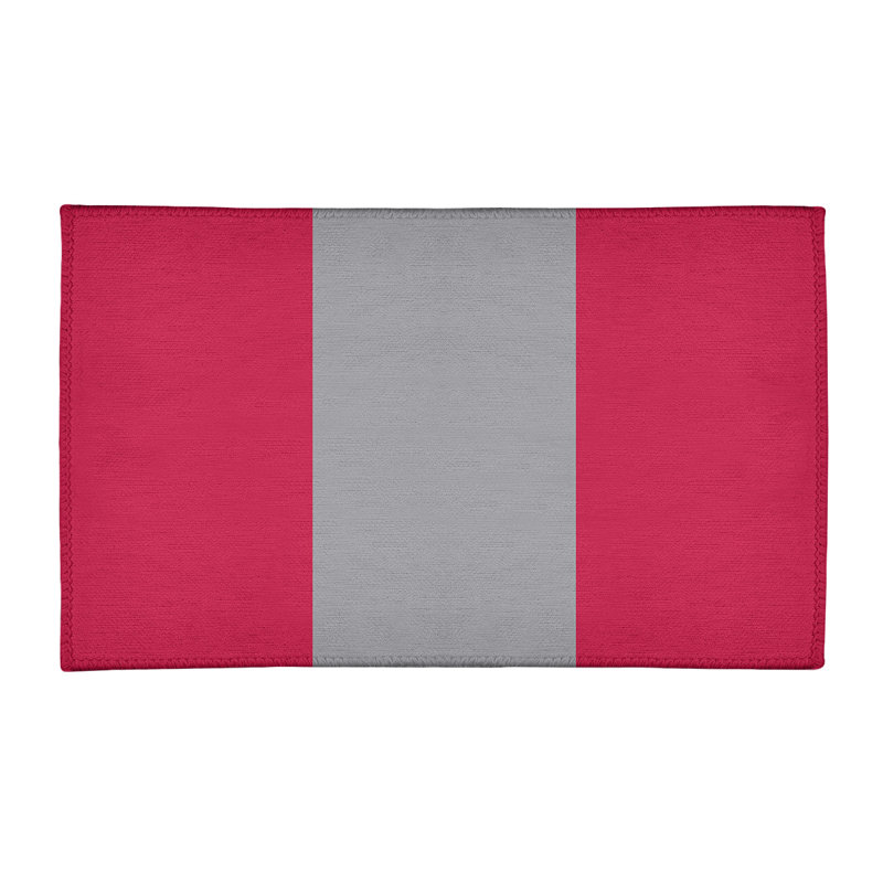 Chenille Striped Indoor Rug, Rectangle 4' x 6'