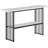 Giammarco 63" Console Table Extra Long Entryway Table with 2 Storage Shelves Narrow Sofa Table Modern Faux Marble Entry Table with Metal Frame for Living Room,Entryway,Hallway,White & Black-182531899-182531877