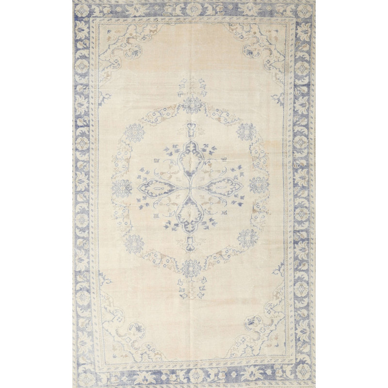 Tapis oriental beige / gris, Rectangle 7 pi x 10 pi