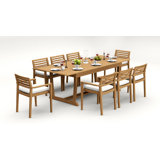 Montana Outdoor - Piece Teak Dining Set
