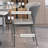 Luxury Round Microlite Stone Dining Table Set-104065801