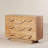 Modern Burlywood Solid Wood Accent Cabinet