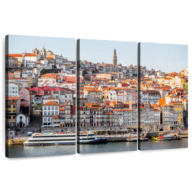 Aime Porto Portugal Skyline, 42" H x 65" W