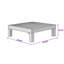Table basse extérieure avec dessus en bois-1055422393