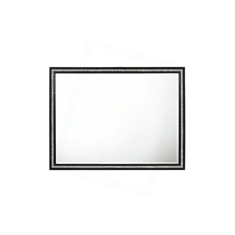 Miroir noir patiné
