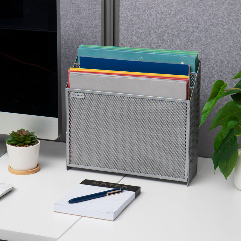 Organisateur de papier de la collection réseau, Argent
