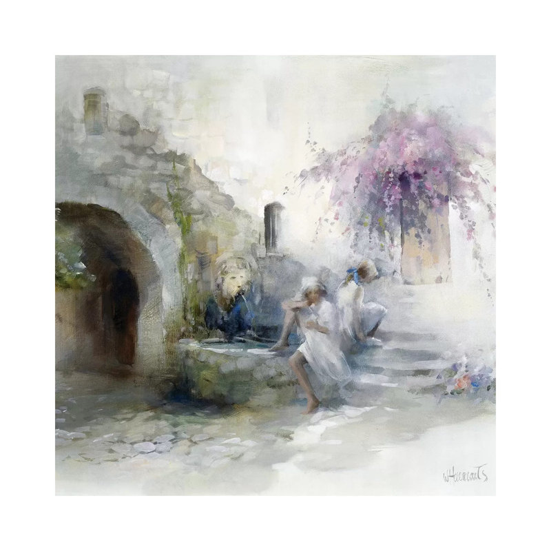 Teenagers by Willem Haenraets - Wrapped Canvas Print, 66.04 cm H x 66.04 cm W x 1.91 cm D