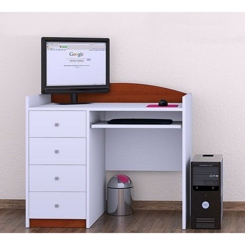 Lemuel 100cm Computer Desk, Brown