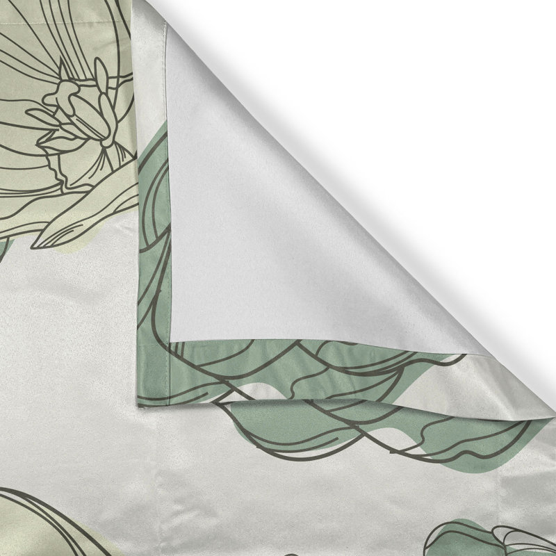 Semi Sheer Curtain Pair