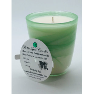 Bougie nettoyante parfumée sauge
