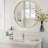 Alysan Round Wall Mirror Accent Vanity Bathroom Circle Mirror for home wall decor,over sink-2010123545-2010124005