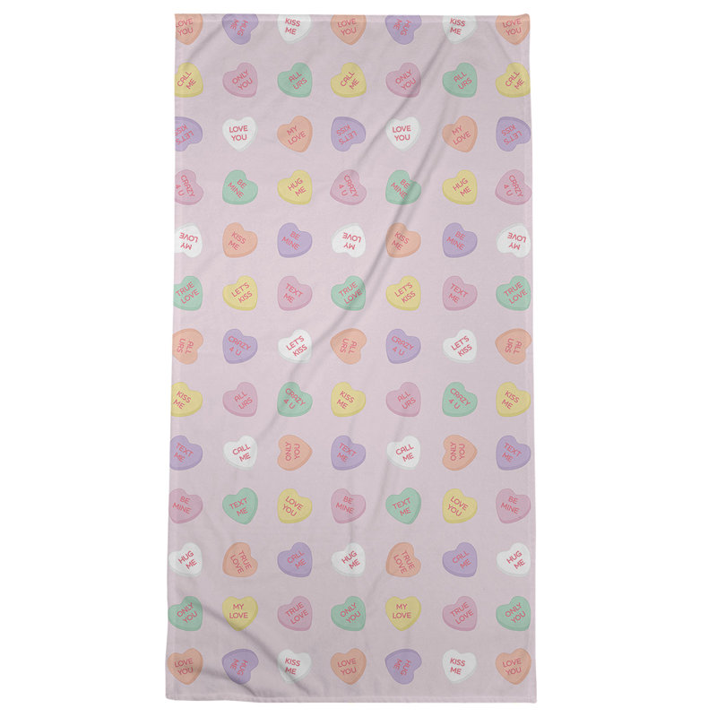 Beach Towel, Light Gray, Poly/Cotton