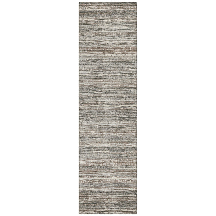 Machine Washable Indoor/Outdoor Xhevrie Beige Rug