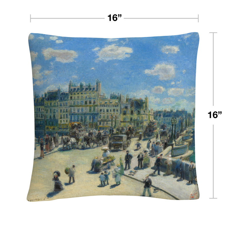 Coussin Pierre-Auguste Renoir Pont Neuf Paris