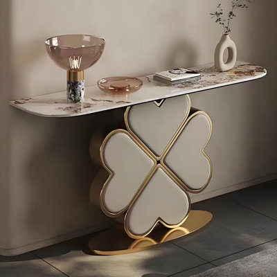 Italian style metal console table