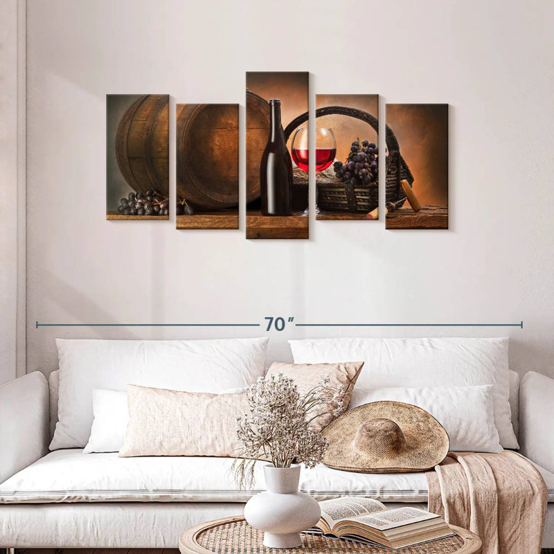 Dégustation de vin rouge Yarlin, H 24 po x l 49 po