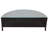 Outdoor Patio - 5 Pieces With Pe , Gray Cushions And Half-Moon Tempered Glass Table Frame Sectional Brown ,-1488232362