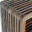 Solid Wood Wall Mounted Bedside, 2-Drawers, Brown