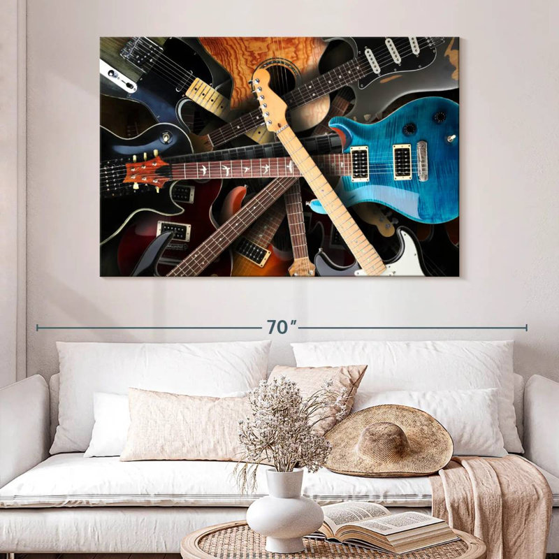 Collection de guitare Abarca, H 34 po x l 51 po