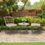 3 Piece Patio Rattan Seating Group With Cushions-722127891