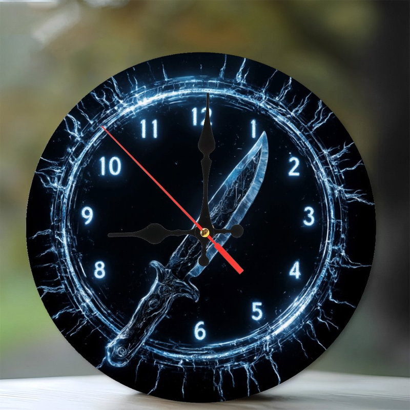 Dague d'horloge électrique craquelée