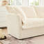 Comfy Corduroy 2 - siège profond, coussin rembourré, housse amovible, salon crème-531926803