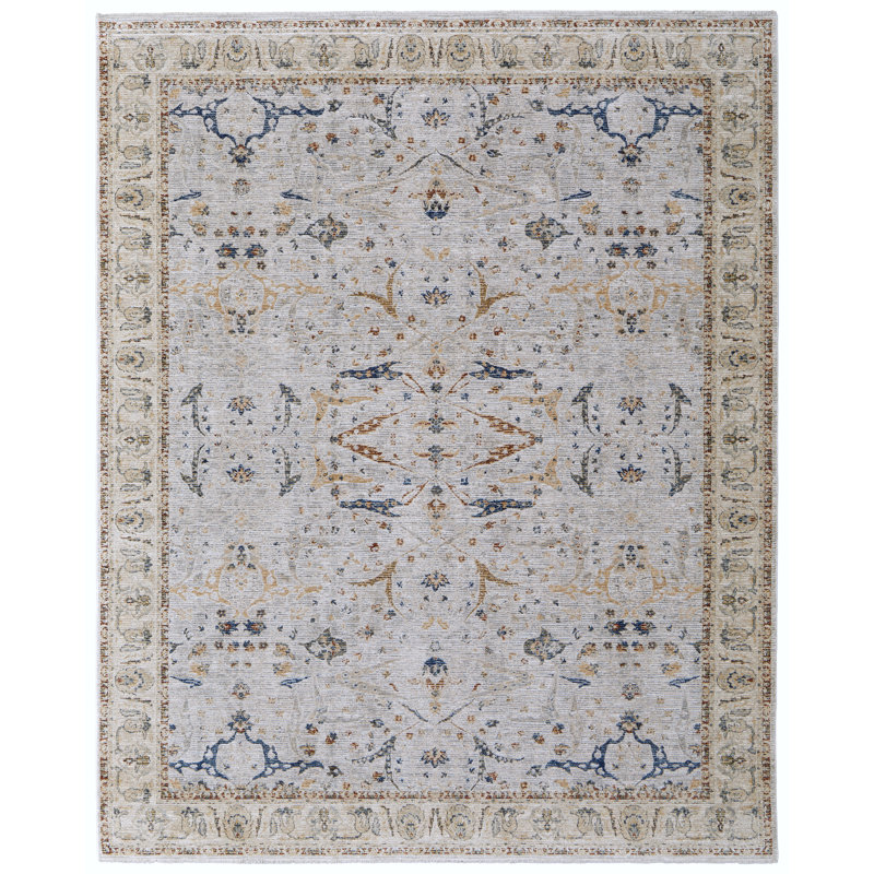 Maximiano Ikat Indoor Rug, Rectangle 5' x 7'6"