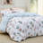Bedsure 100% Cotton Reversible Floral Duvet Cover Set-106256193-100776156
