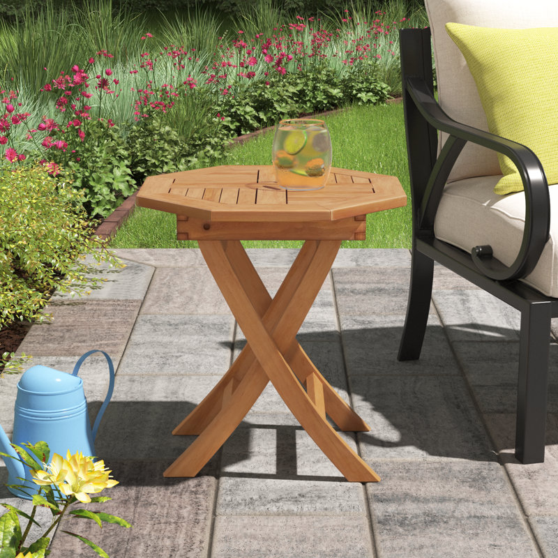 Table d'appoint en bois massif Anuu