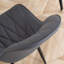 Chaise d'appoint rembourrée en similicuir Chardee-563054733