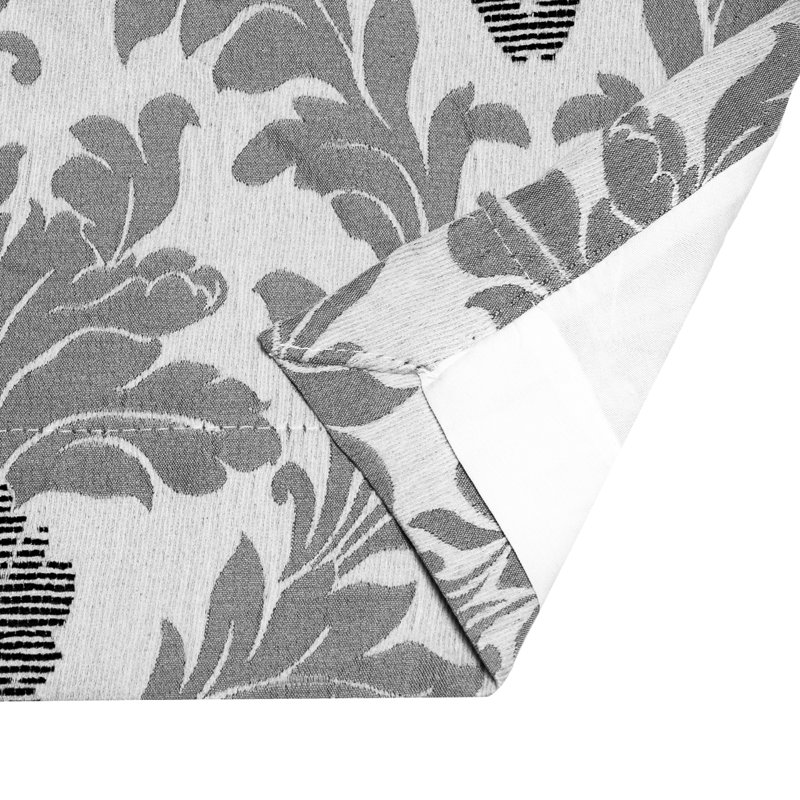 Andranae Blackout Curtain Pair, Silver, 168 W x 183 D cm