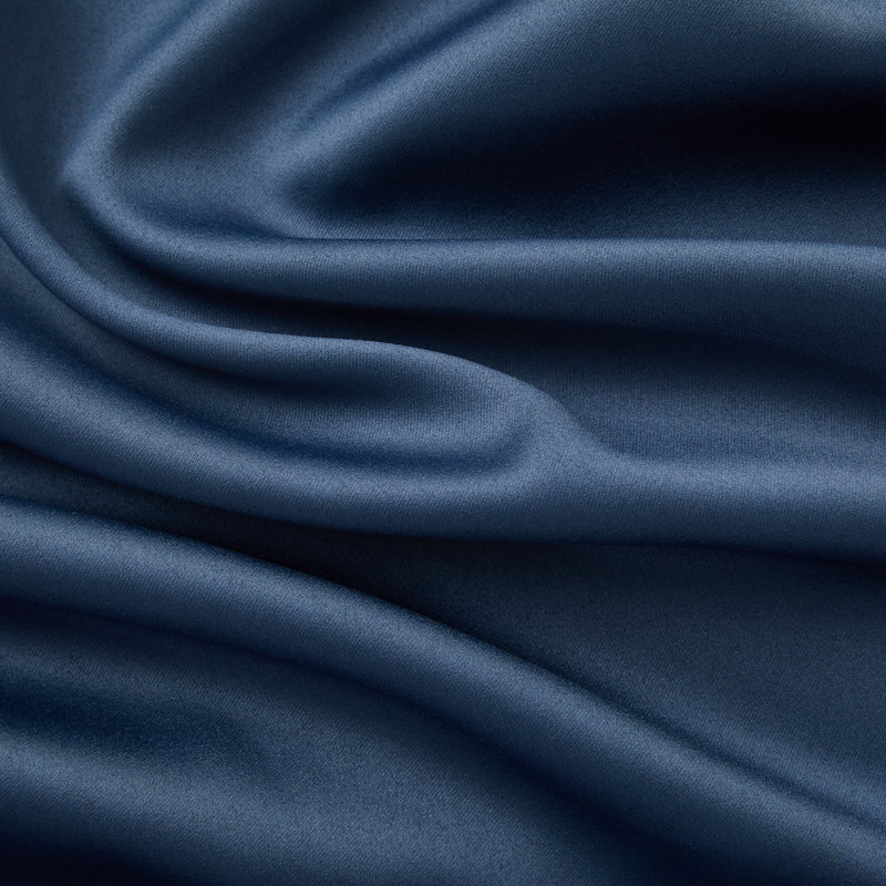 Solid Max 100% Blackout Thermal Grommet Curtain Panels, Midnight Navy Blue, 42" W x 84" L