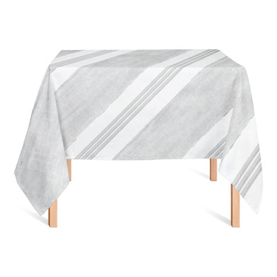 Nappe à rayures grises
