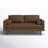 Napa 72'' Full-Grain Genuine Italian Leather Sofa-560018705