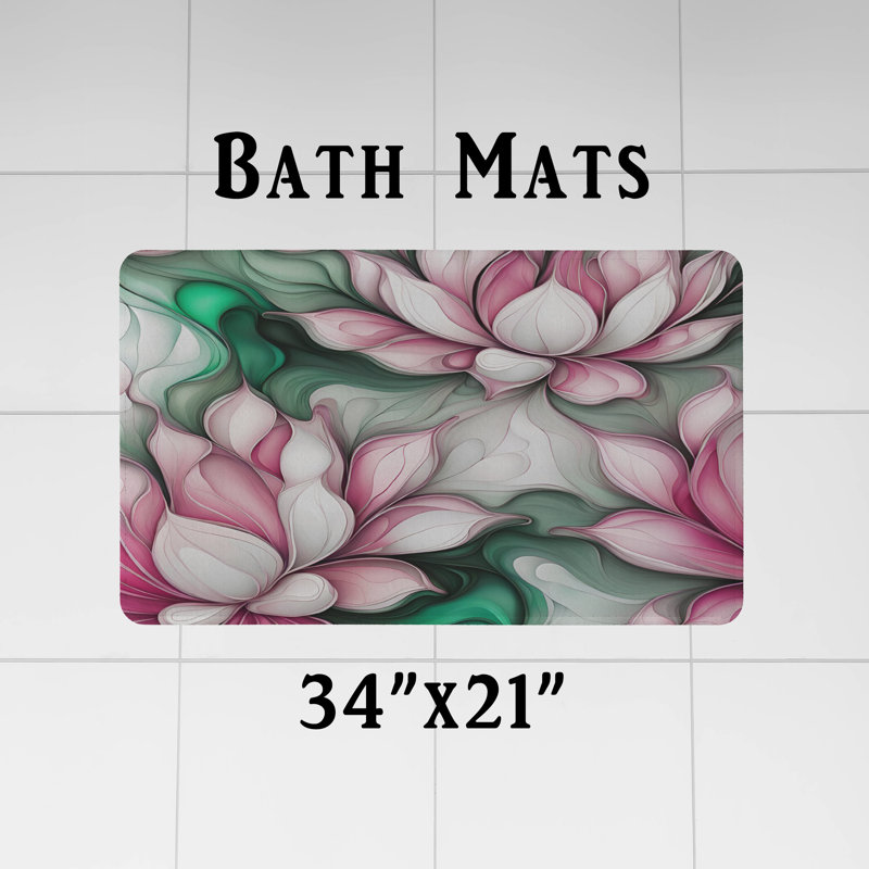 Rideau de douche Floral, H 72 po x l 70 po