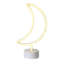 Lampe de table blanche à DEL 11,5 po Neon