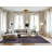 Machine Washable Abstract Purple Area Rug-1664356015