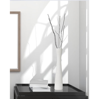 Tall White Vase