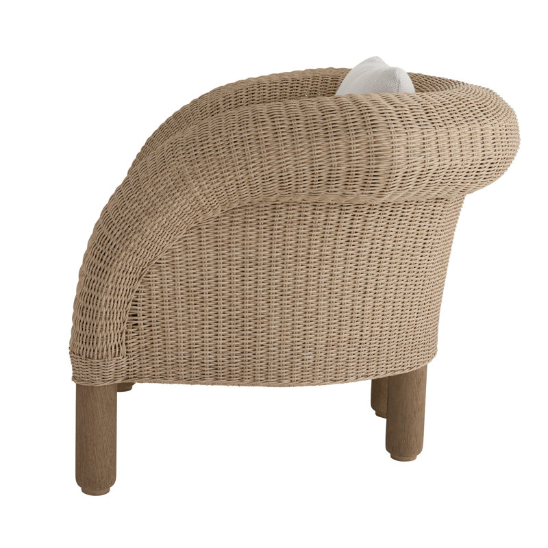 Fielder Outdoor Teak Lounge Chair