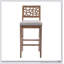 Élégant tabouret de comptoir rembourré avec structure en bois durable, parfait pour les cuisines et les bars modernes