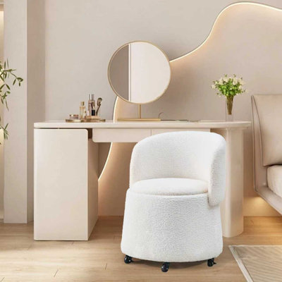 Tabouret de coiffeuse rembourré