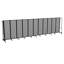 Paravent mobile de qualité supérieure Otis Sound Dampening, structure noire-121889599-122529761