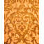 Tapis orange clair / brun noué à la main de conception unique 2 pi 7 po x 9 pi 10 po Vairon Mogul