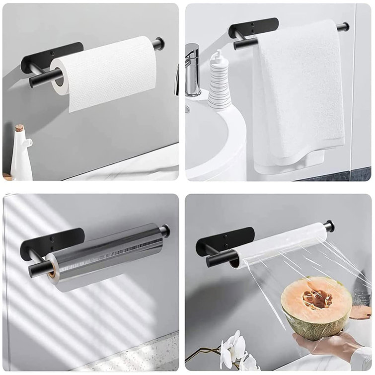 Mercer41 Ralfi Stainless Steel Wall/ Under Cabinet Mounted Paper Towel  Holder