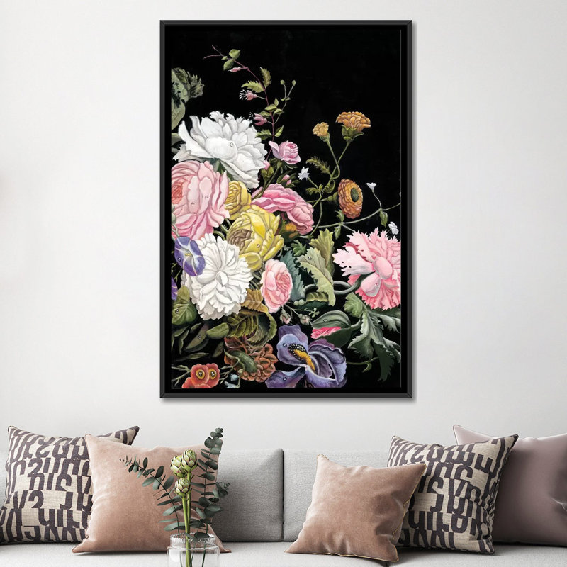 « baroque diptych ii », impression sur toile, H 26 po x l 18 po x P 1,5 po, Toile avec cadre flottant noir, Pas de tapis