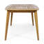 Table de salle à manger d'extérieur avec structure en bois d'acacia