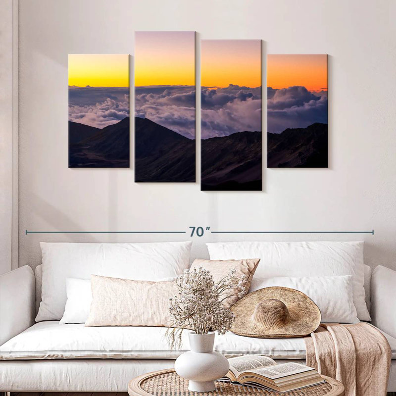 Alvord Haleakala Crater Glimpse, 32"H x 52"W